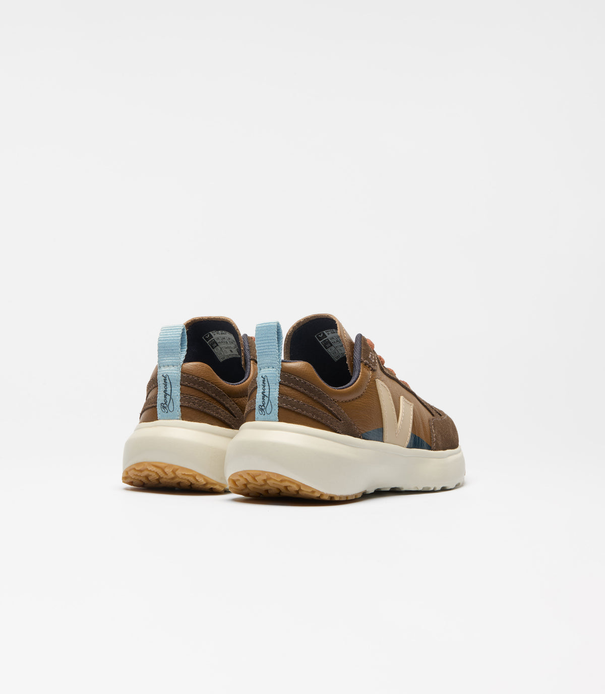 Veja X Bonpoint Small Canary Brown Almond