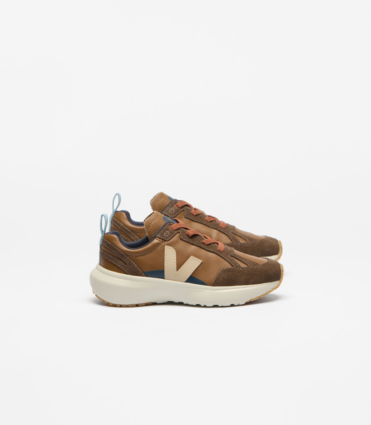Veja X Bonpoint Small Canary Brown Almond