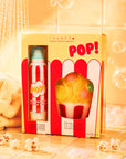 Mousse de douche chantilly parfum pop-corn Inuwet, cadeau fun pour la soirée pyjama
