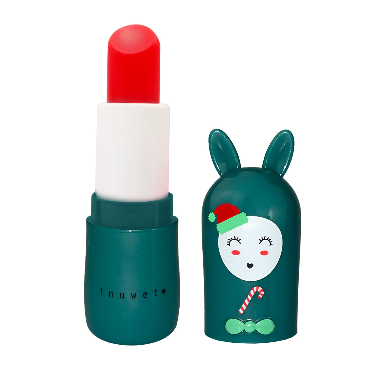 Baume à lèvres Bunny Holy Inuwet parfum cerise, formule vegan fabriquée en France