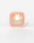 Réveil enfant rose Billy Clock MOB, réveil veilleuse avec petit lapin lumineux