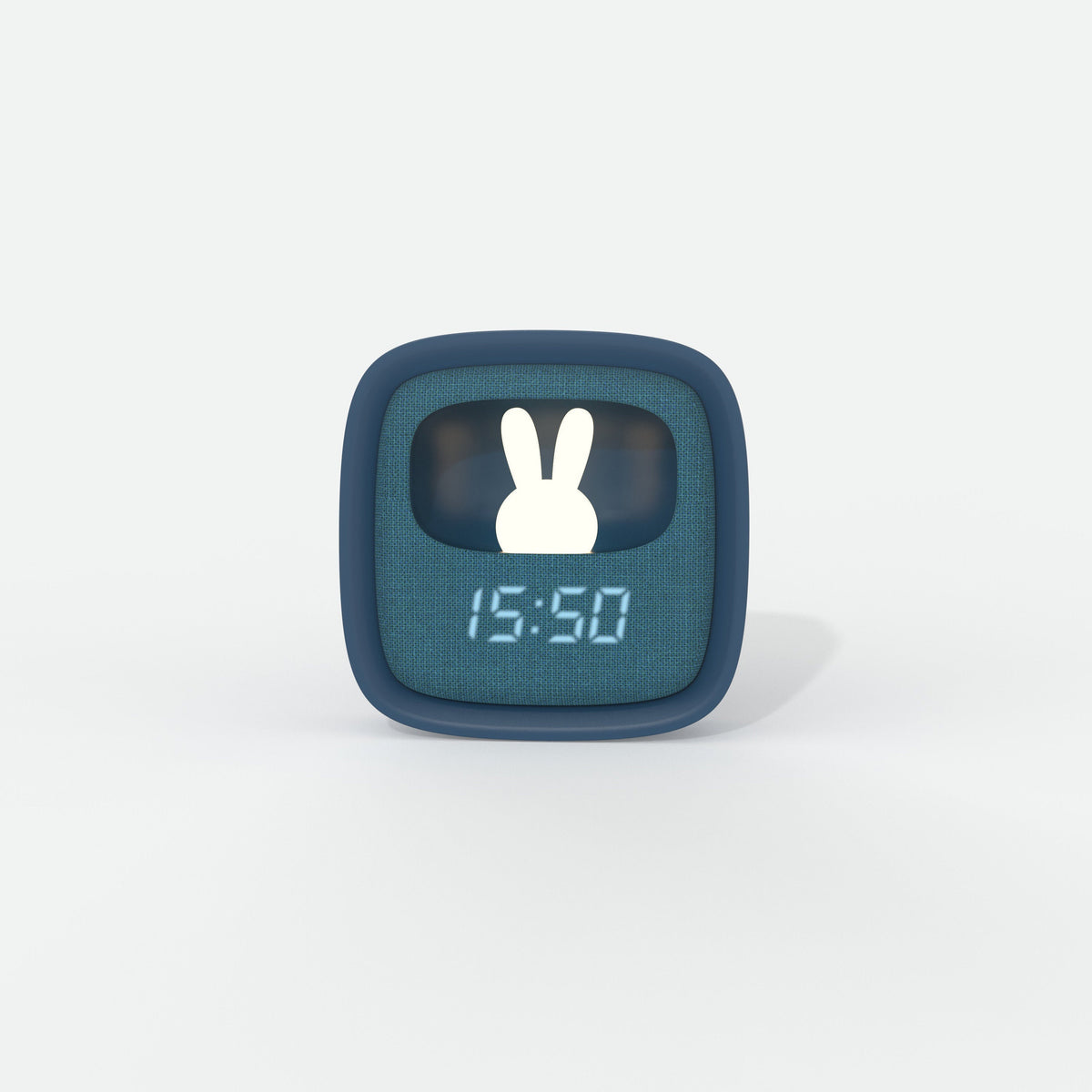 Réveil enfant bleu foncé Billy Clock MOB, réveil veilleuse avec petit lapin lumineux