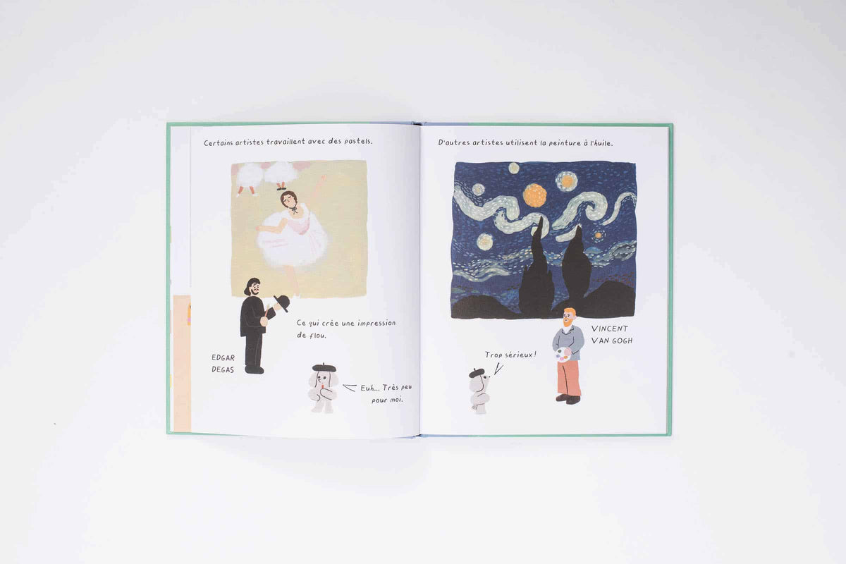Le Portrait de Pistache, album jeunesse sur l'art Marcel &amp; Joachim : illustrations de Charlotte Mei