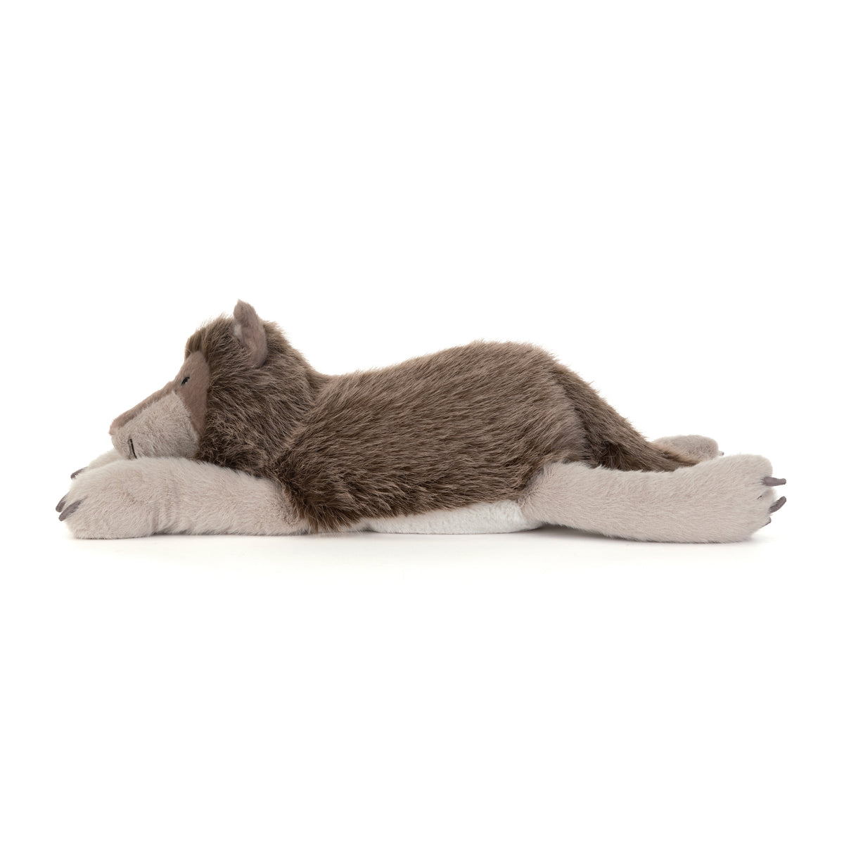 Peluche loup Ulrich Wolf Jellycat, marron