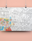 Coloring Poster - Dance - 100 X 70