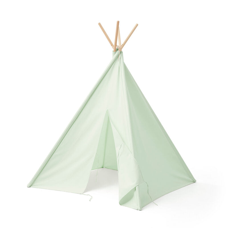 Light green teepee tent