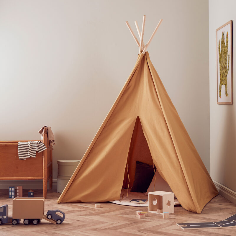 Tente tipi jaune