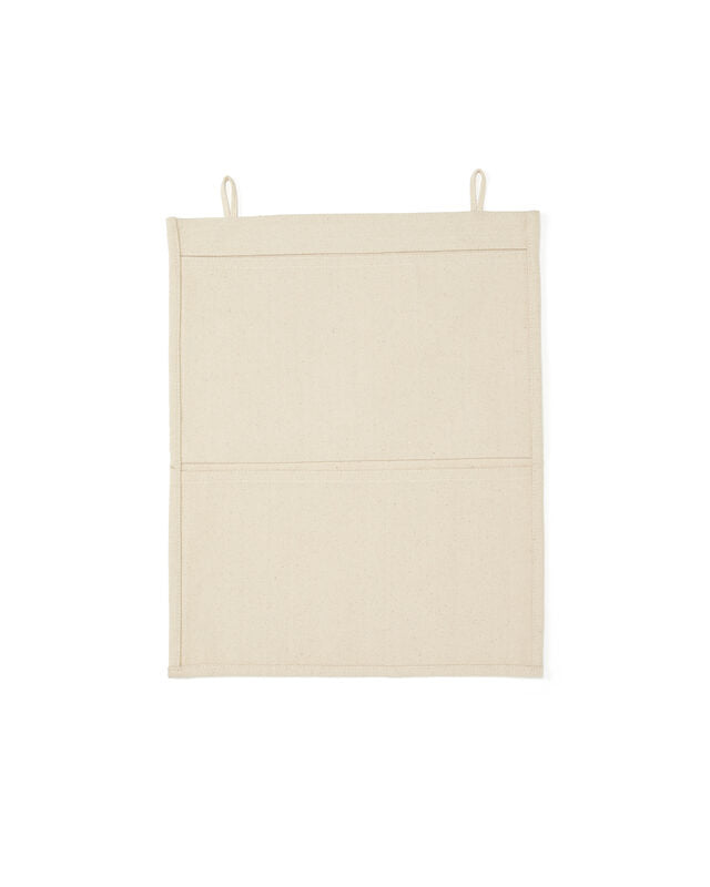 Rangement à suspendre tissu blanc cassé
