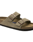 Arizona Soft Footbed Suede Leather - Taupe