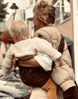 Porte-bébé imprimé léopard marron