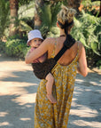 Porte-bébé imprimé léopard marron