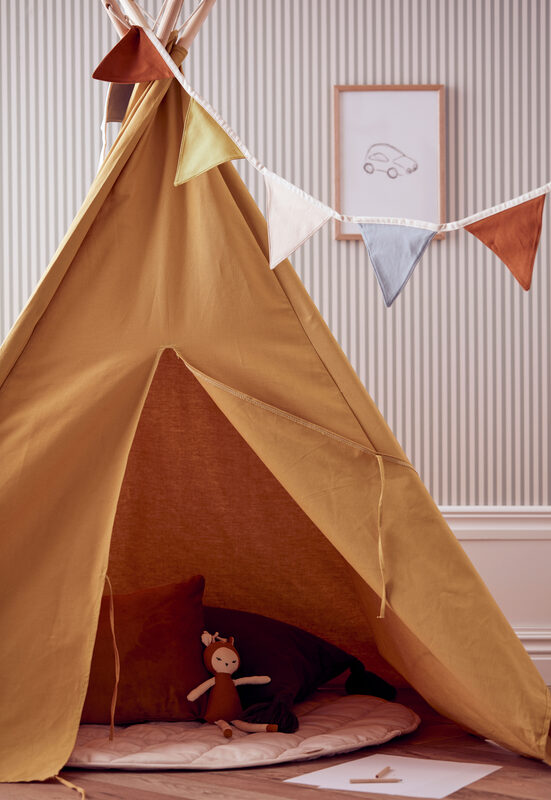 Tente tipi jaune