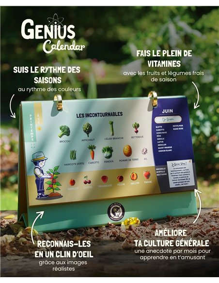 Genius Calendar – calendrier des fruits et légumes de saison