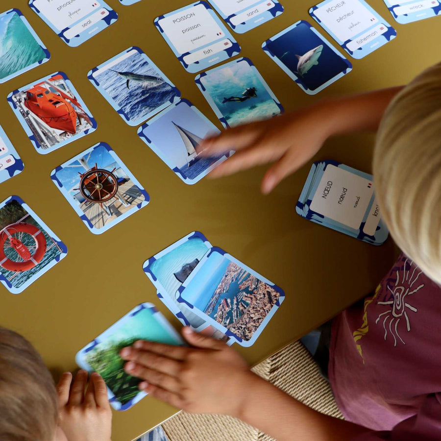 Cartes Flash - Matériel de vocabulaire, lecture et écriture - MERS & OCÉANS