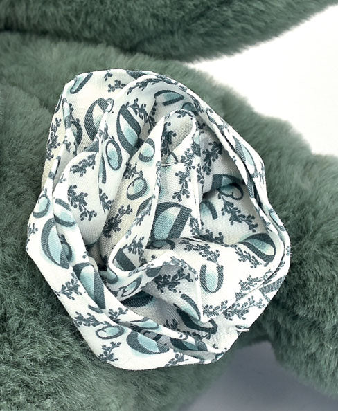 Peluche lapin pantin vert sauge Lapin DOUDOU – tout doux dès la naissance