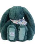 Peluche Lapin Fleurette eucalyptus 35 cm – idéal en cadeau de naissance