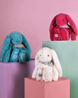 LAPIN FLEURETTE - Fuchsia 35 cm