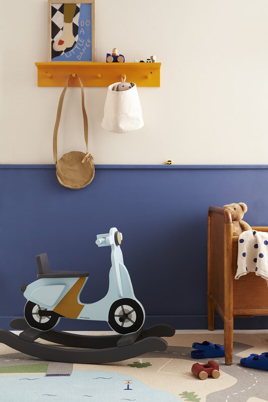 Scooter à bascule bleu clair