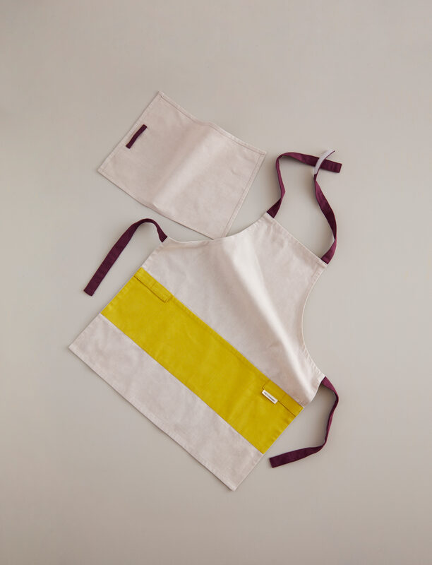 KID'S HUB grey apron set