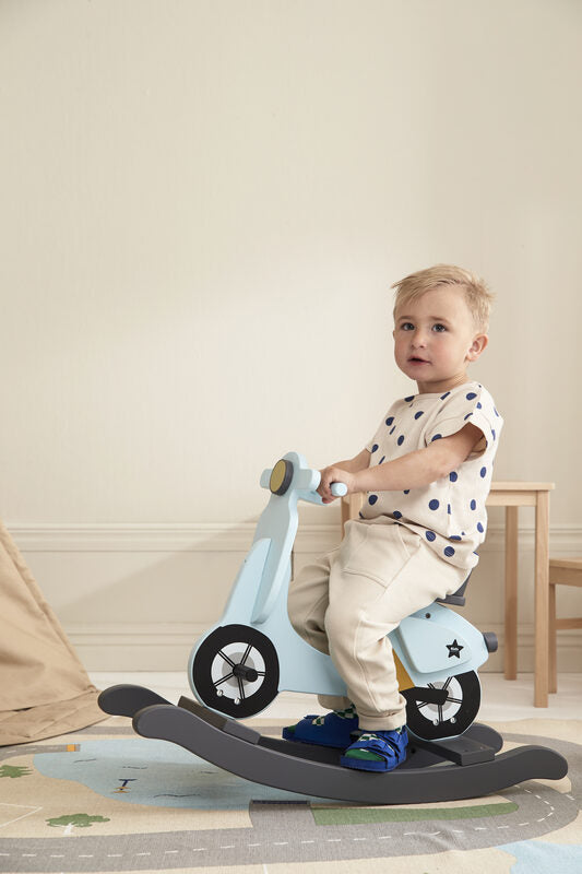 Scooter à bascule bleu clair