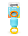 Krumples Pully bleu vintage, vue de détail
