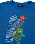 T-shirt Ninjago LEGO® LWTAFFY 622 bleu - imprimé LEGO NINJAGO sur le devant