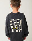 Long sleeve t-shirt Middelton black bean