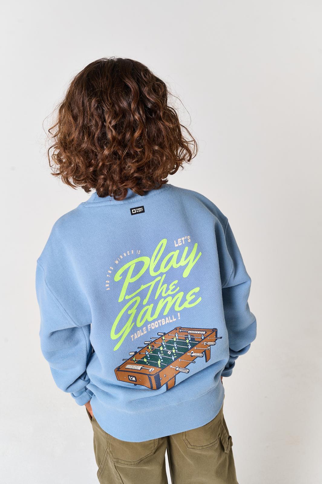 Sweatshirt Warrington faded denim