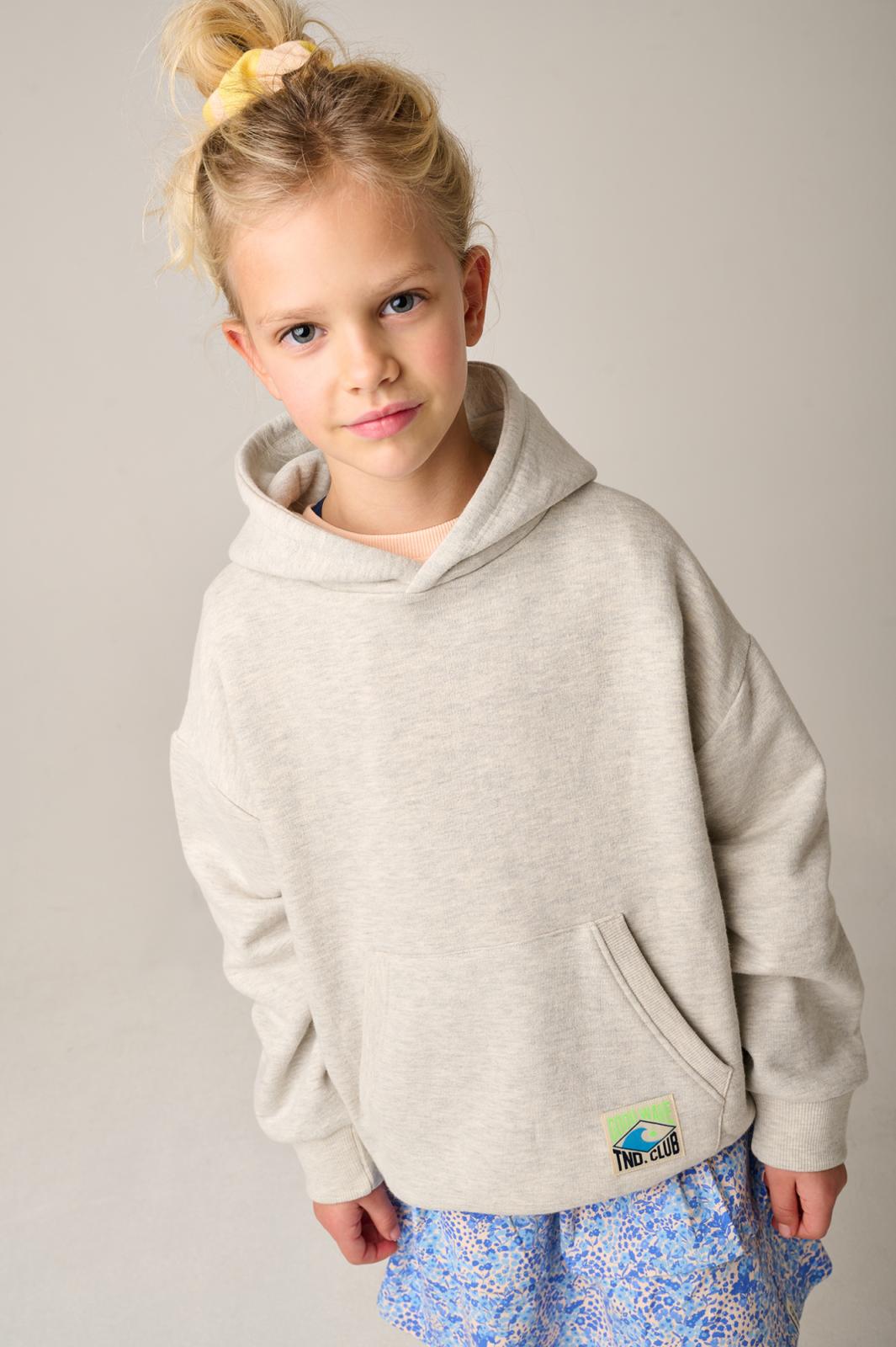 Hoodie Salty Off White Melange