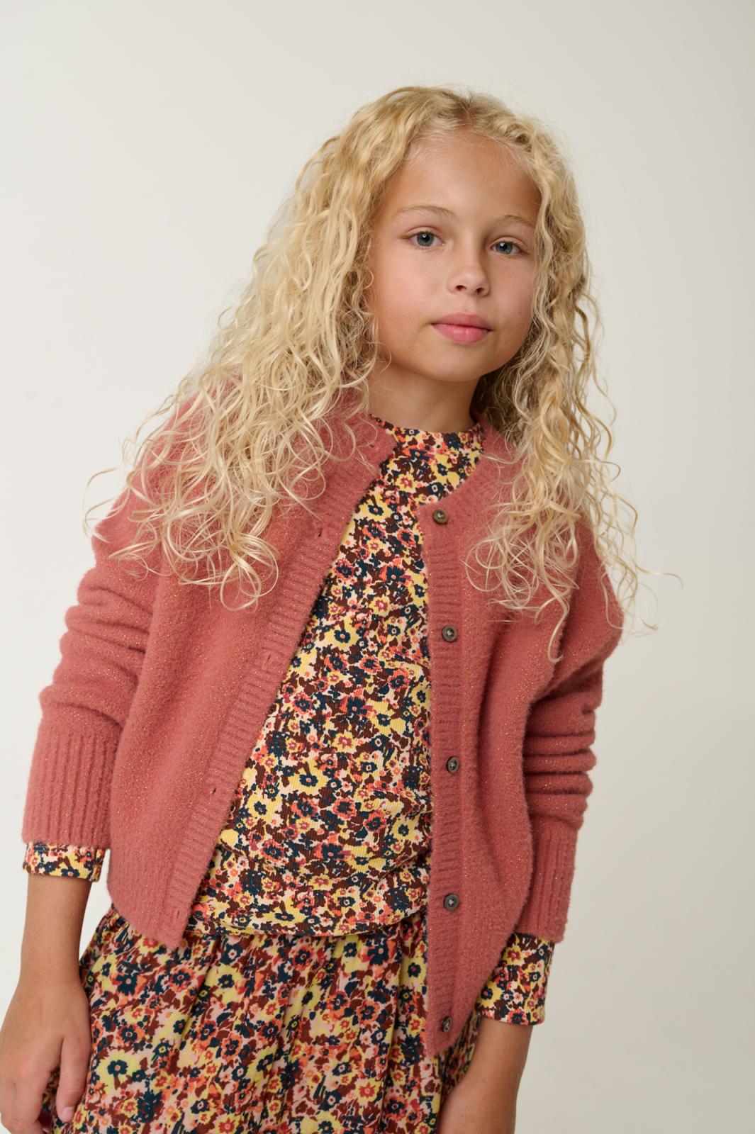 Cardigan (Knit) Sourire deux canyon rose
