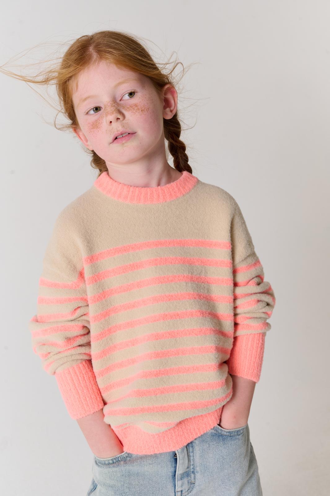 Sweater (Knit) Genevieve mother of pearl