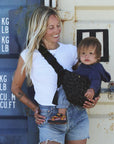 Toddler Carry Print Grey Leopard