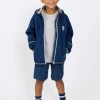 Veste softshell LEGO® LWSEFRIT 200 bleu marine - capuche amovible
