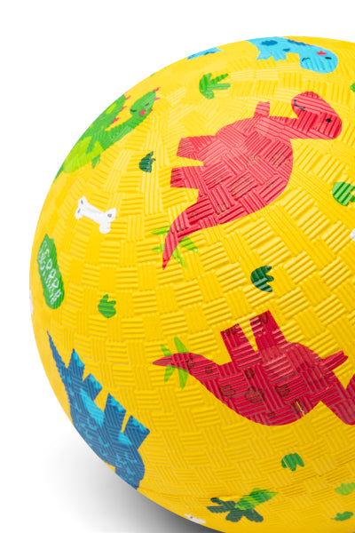 Dinos Yellow Ball - Balle Dinosaures Jaune 13cm
