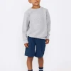 Sweat LEGO® LWSKY 100 gris chiné - côte souple à l'encolure