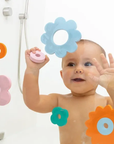 Puzzle de bain - Flower Power Quut, mousse EVA douce, exempte de bisphénol A, de phtalates et de latex