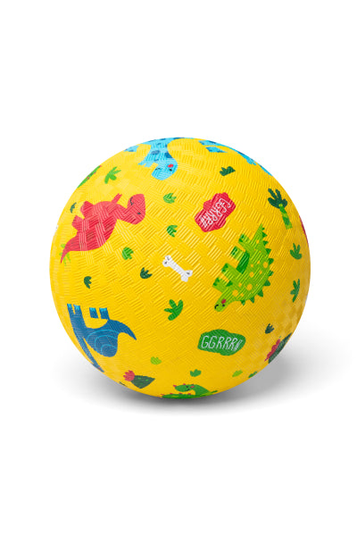 Dinos Yellow Ball - Balle Dinosaures Jaune 18cm