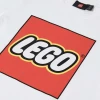 T-shirt LEGO® LWTANO 631 blanc - imprimé LEGO emblématique sur le devant