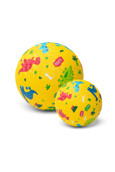 Dinos Yellow Ball - Balle Dinosaures Jaune 18cm