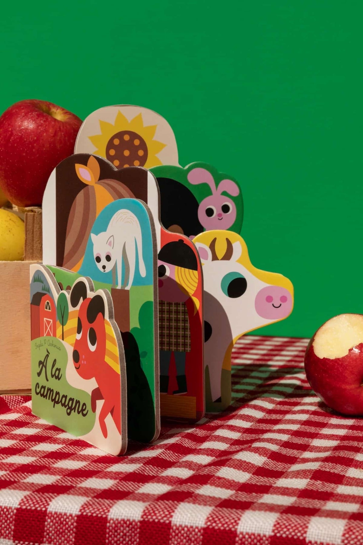 À la campagne, imagier bébé tout-carton Marcel &amp; Joachim : format adapté aux mains des bébés