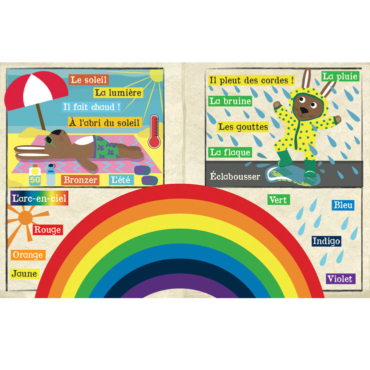 Crinkly La Météo – livre en tissu qui crépite pour bébé