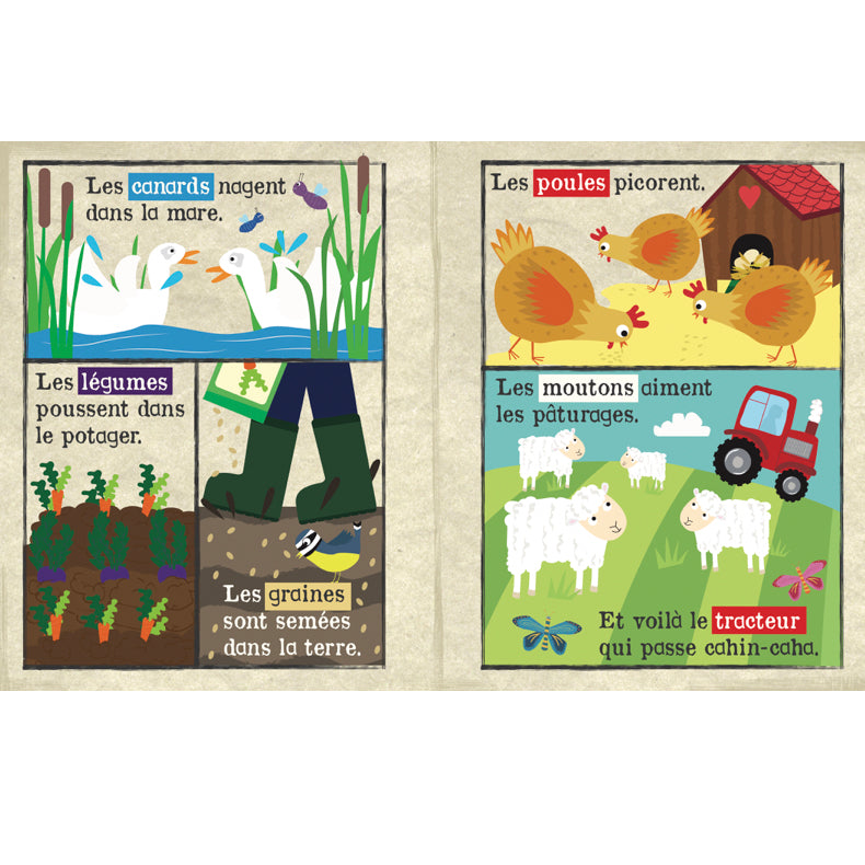 Crinkly La Ferme – livre en tissu qui crépite pour bébé