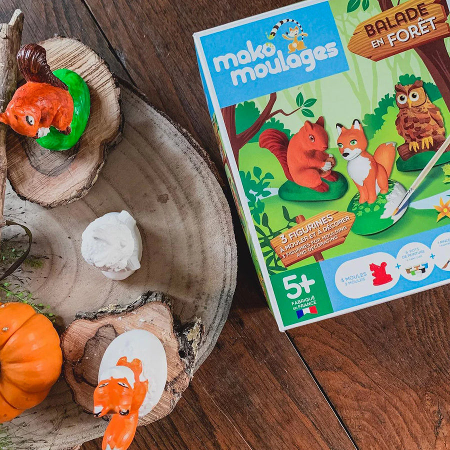 Mako moulages Balade en forêt (3 moules)