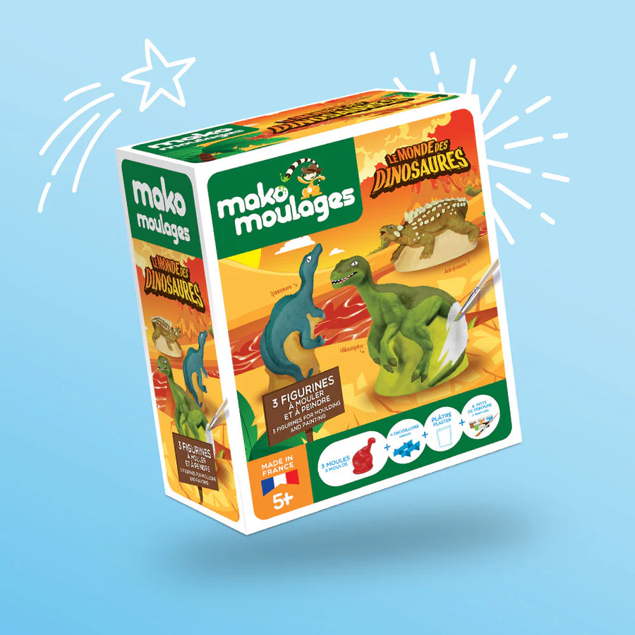 Mako moulages Monde des Dinosaures (3 moules)