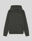 Brush Back Pullover Hoodie Gunmetal