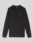 Crew Neck Sweatshirt Jet Black