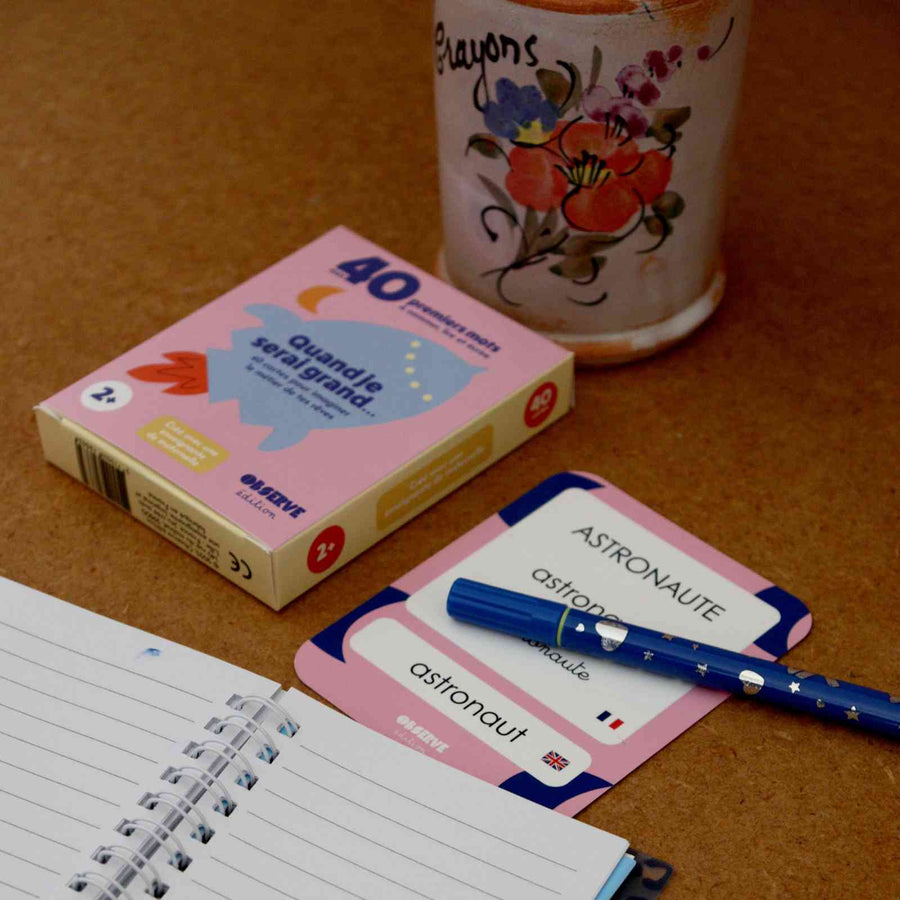 Cartes Flash - Matériel de vocabulaire, lecture et écriture - MÉTIERS