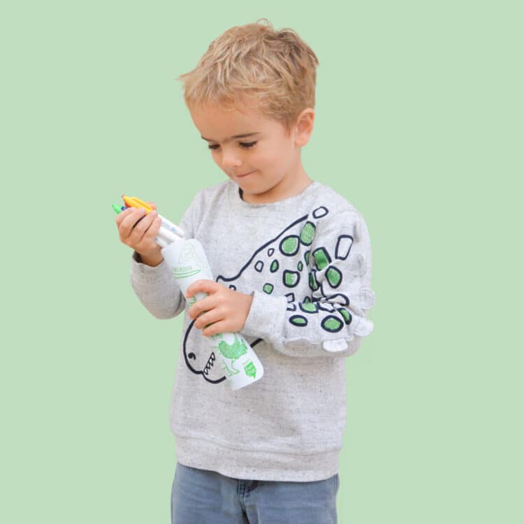 Mini Coloriage Réutilissable : Dino