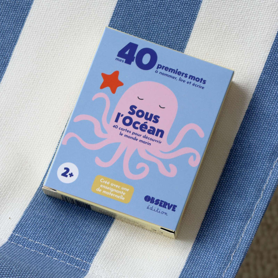 Cartes Flash - Matériel de vocabulaire, lecture et écriture - MERS & OCÉANS