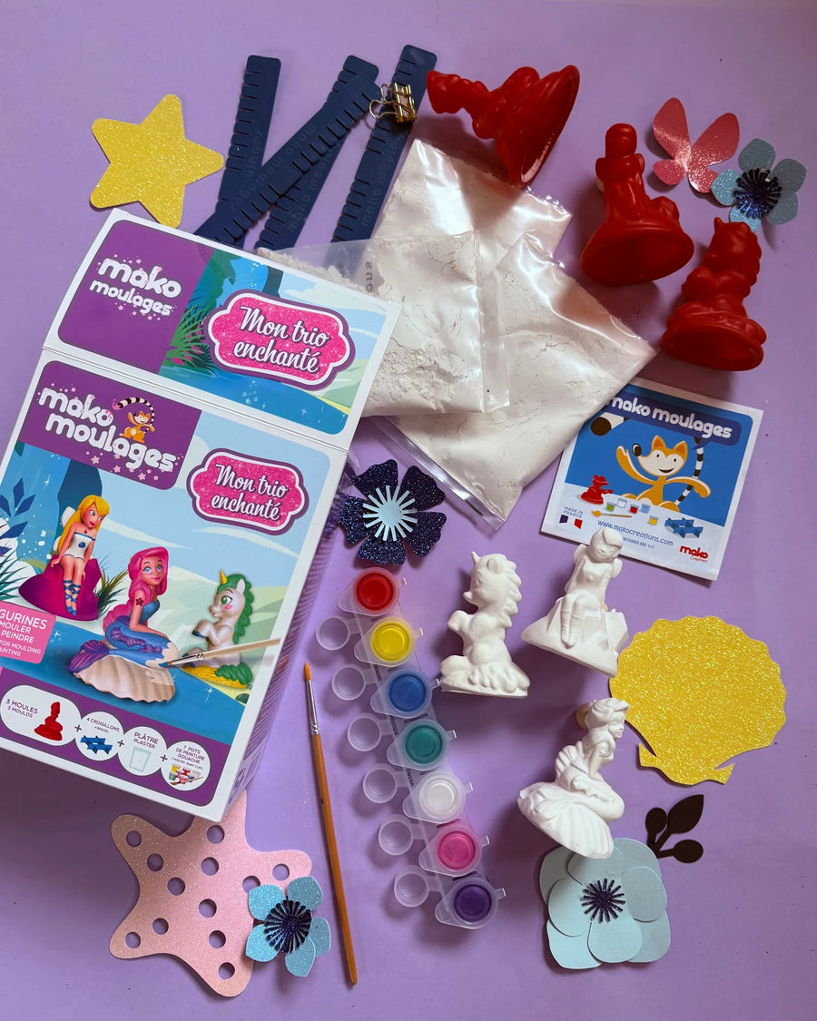 Mako moulages Mon trio enchanté (3 moules)